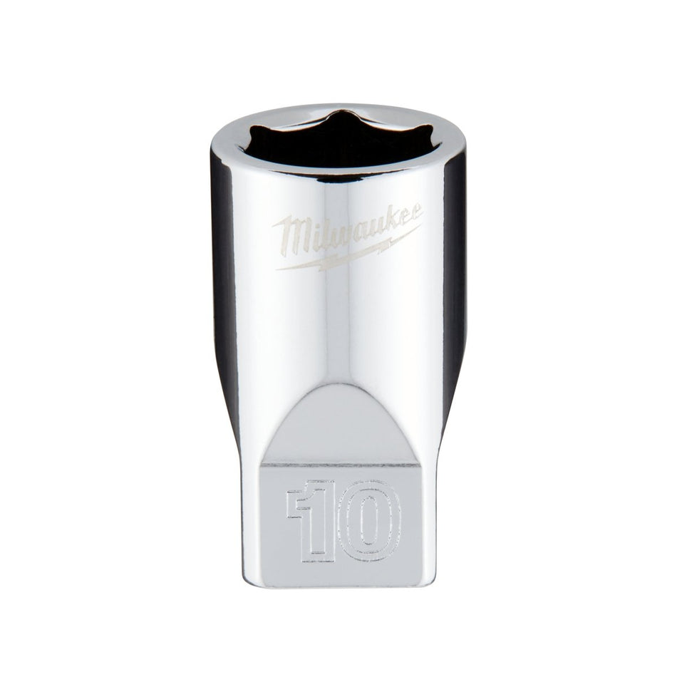 1/4" Drive 10mm Metric Socket with FOUR FLAT™ Sides - AAA Industrial Supply