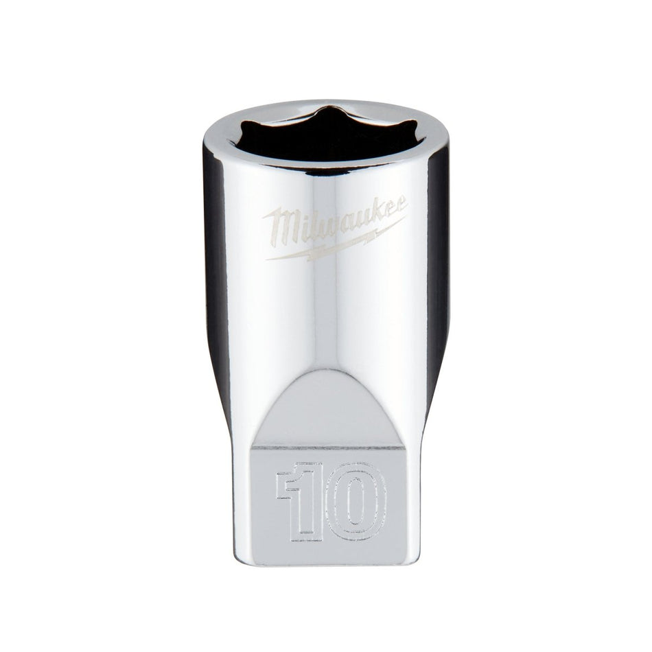 1/4" Drive 10mm Metric Socket with FOUR FLAT™ Sides - AAA Industrial Supply