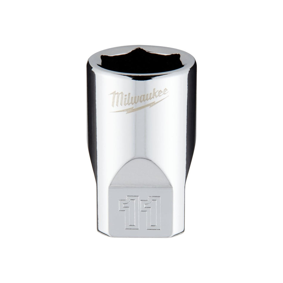 1/4" Drive 11mm Metric Socket with FOUR FLAT™ Sides - AAA Industrial Supply
