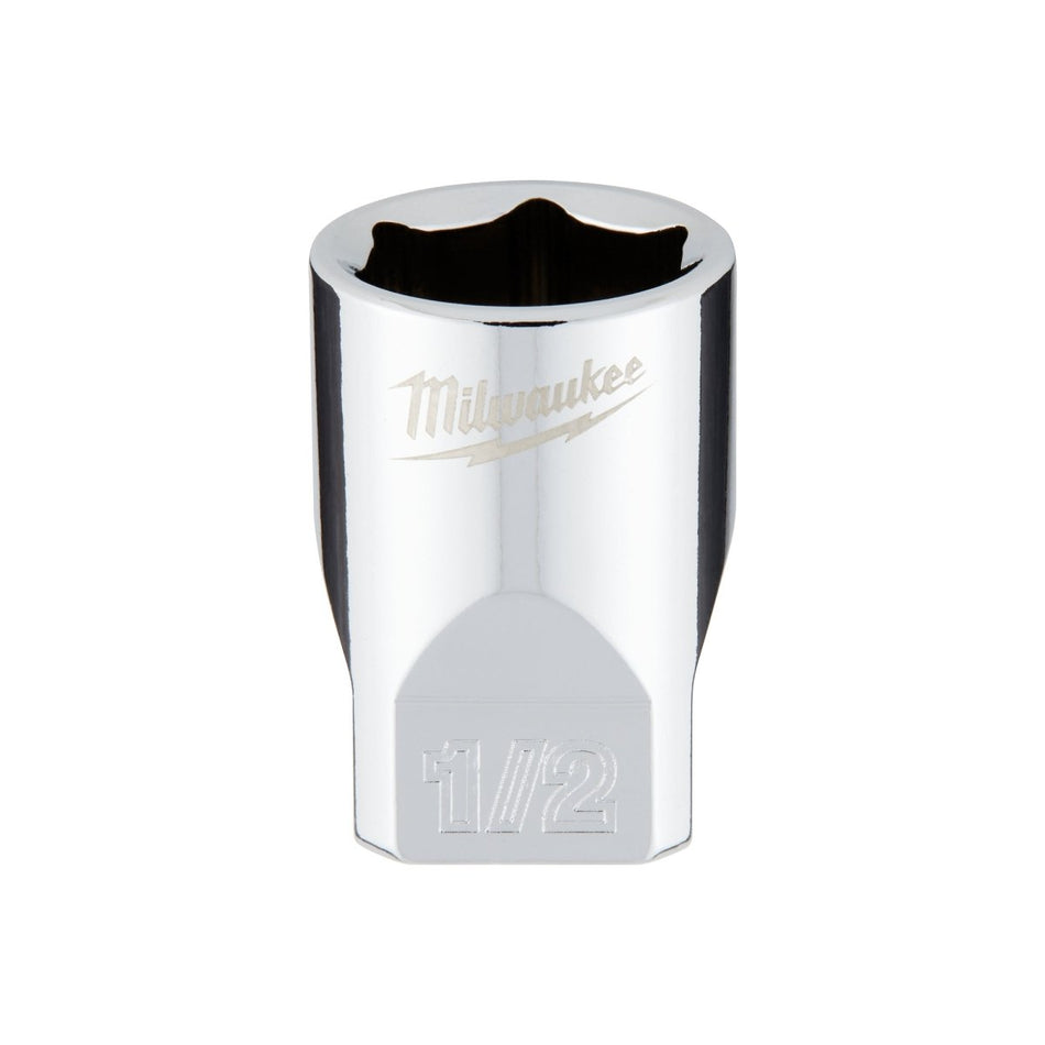 1/4" Drive 1/2" SAE Deep Socket with FOUR FLAT™ Sides - AAA Industrial Supply