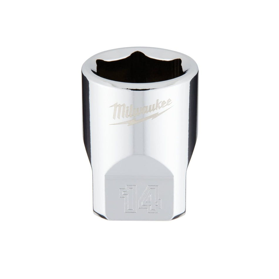 1/4" Drive 14mm Metric Socket with FOUR FLAT™ Sides - AAA Industrial Supply