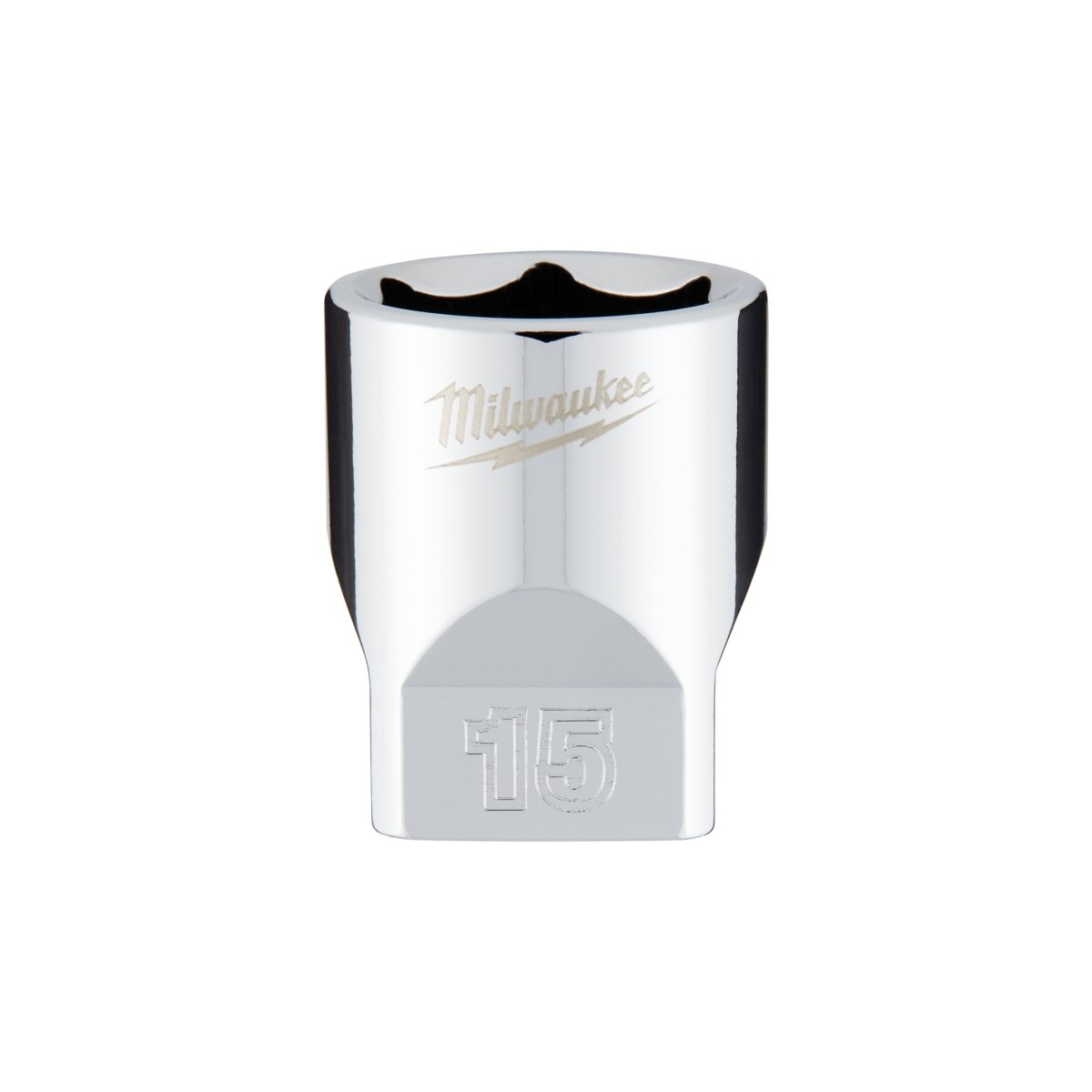 1/4" Drive 15mm Metric Socket with FOUR FLAT™ Sides - AAA Industrial Supply