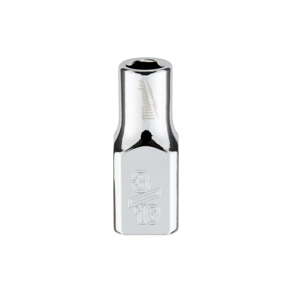 1/4" Drive 3/16" SAE Socket with FOUR FLAT™ Sides - AAA Industrial Supply