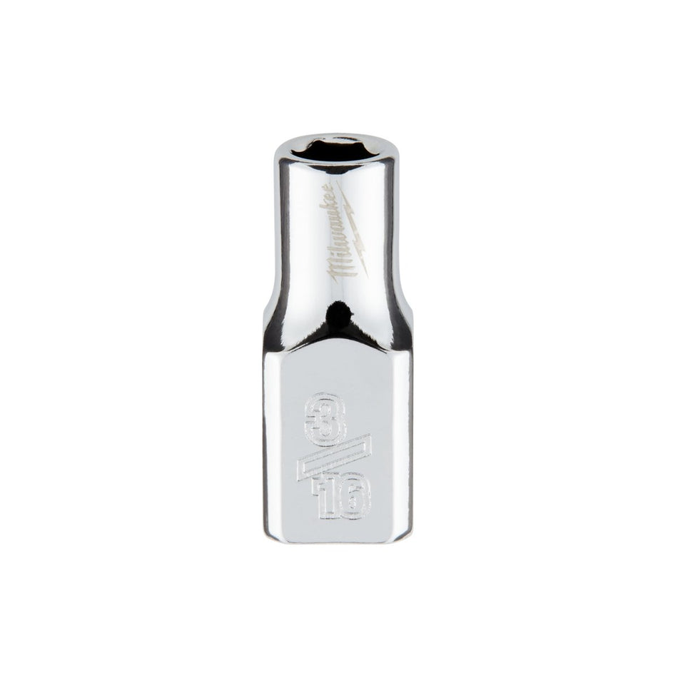 1/4" Drive 3/16" SAE Socket with FOUR FLAT™ Sides - AAA Industrial Supply