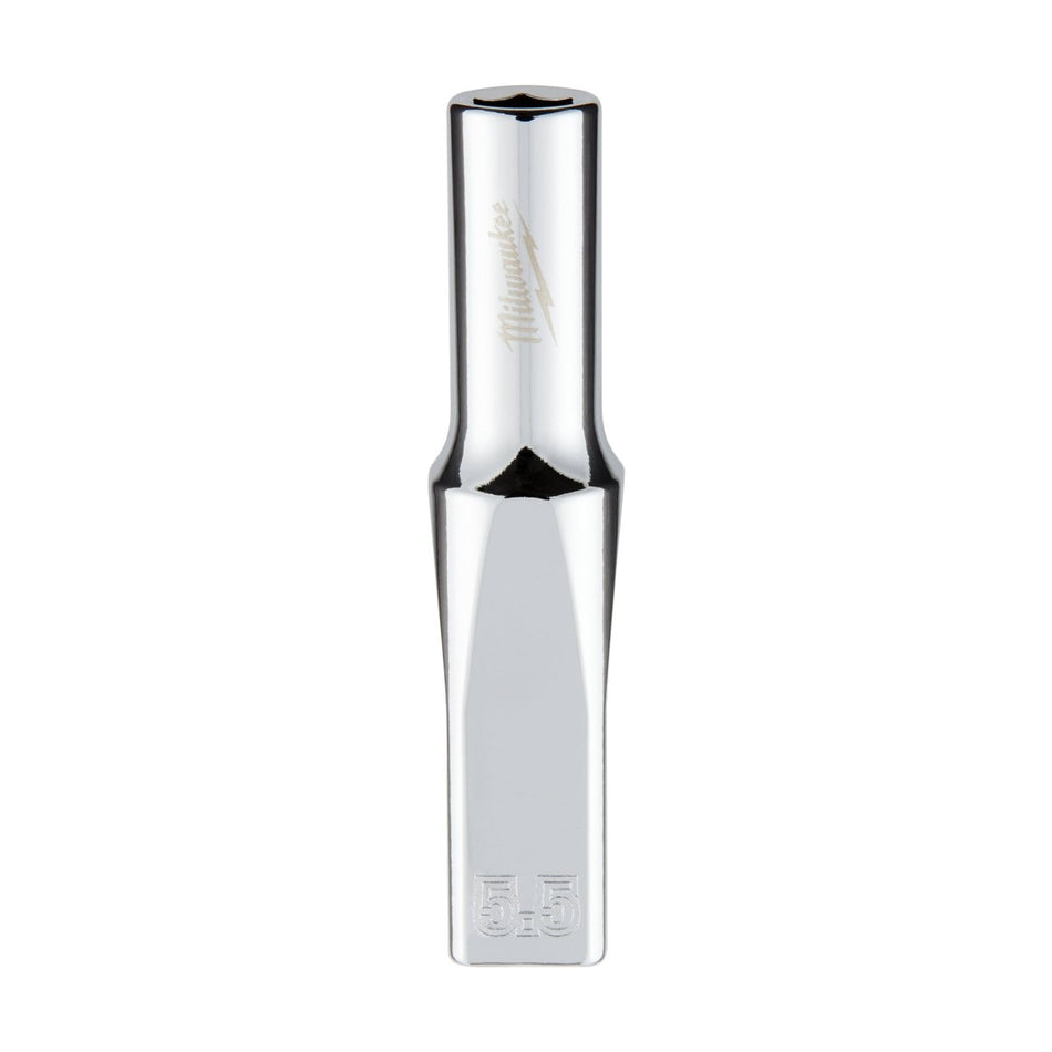1/4" Drive 5.5mm Metric Deep Socket with FOUR FLAT™ Sides - AAA Industrial Supply