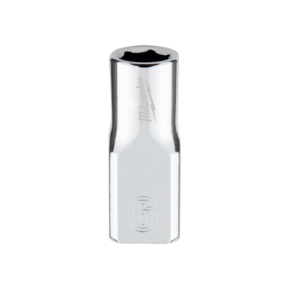 1/4" Drive 6mm Metric Socket with FOUR FLAT™ Sides - AAA Industrial Supply