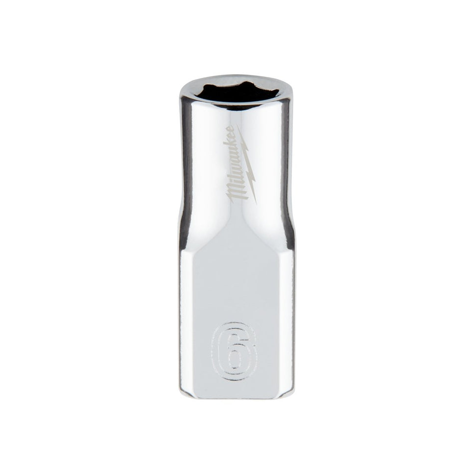 1/4" Drive 6mm Metric Socket with FOUR FLAT™ Sides - AAA Industrial Supply