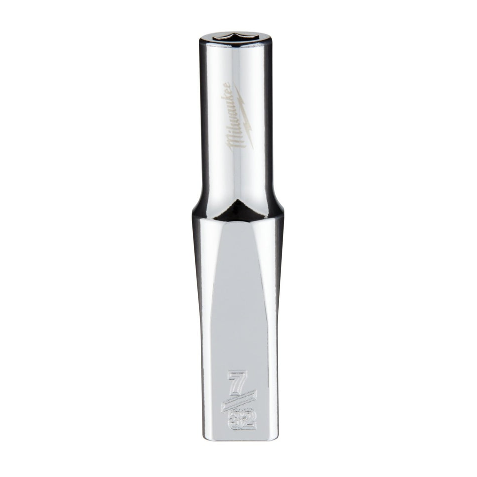 1/4" Drive 7/32" SAE Deep Socket with FOUR FLAT™ Sides - AAA Industrial Supply