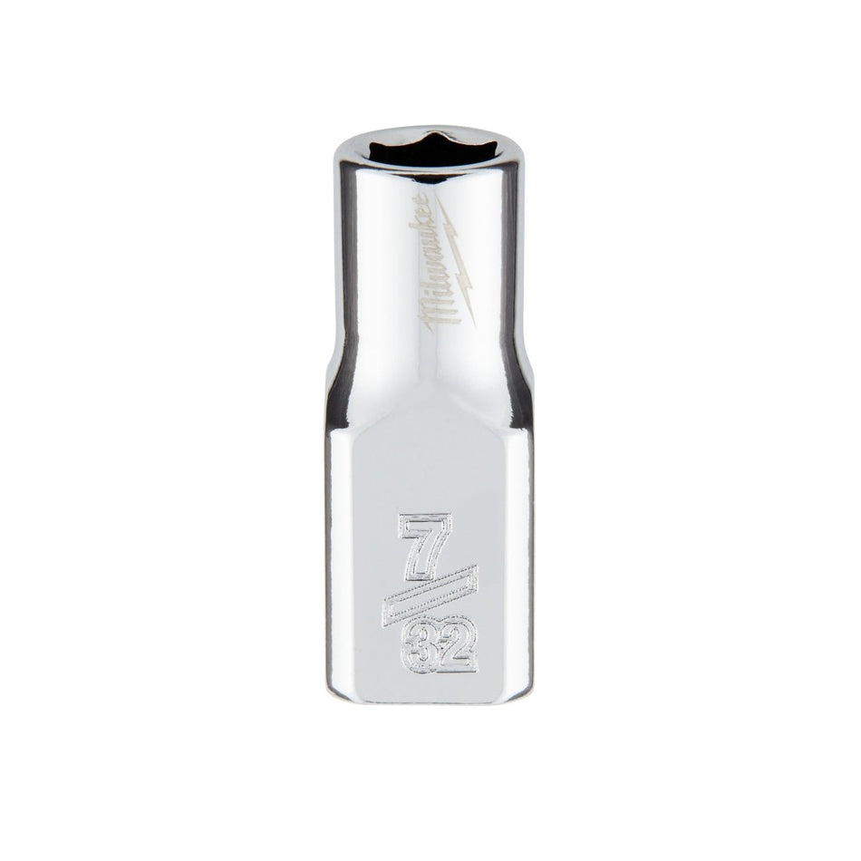 1/4" Drive 7/32" SAE Socket with FOUR FLAT™ Sides - AAA Industrial Supply