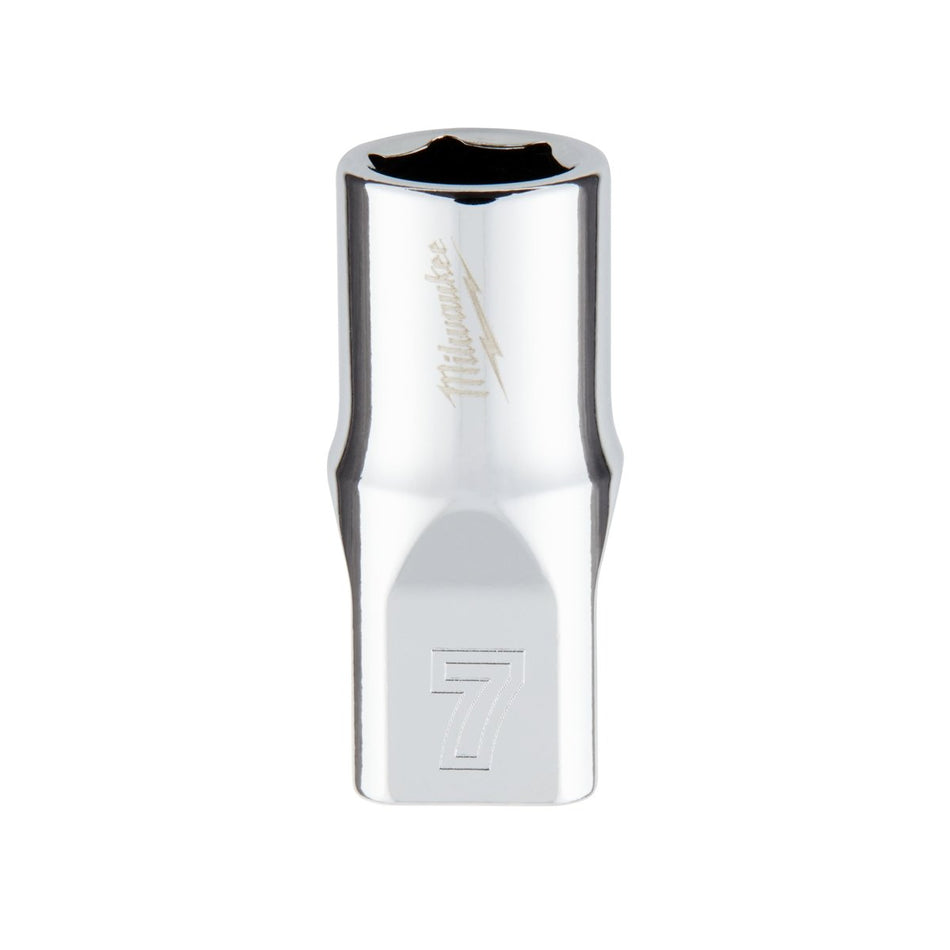 1/4" Drive 7mm Metric Socket with FOUR FLAT™ Sides - AAA Industrial Supply