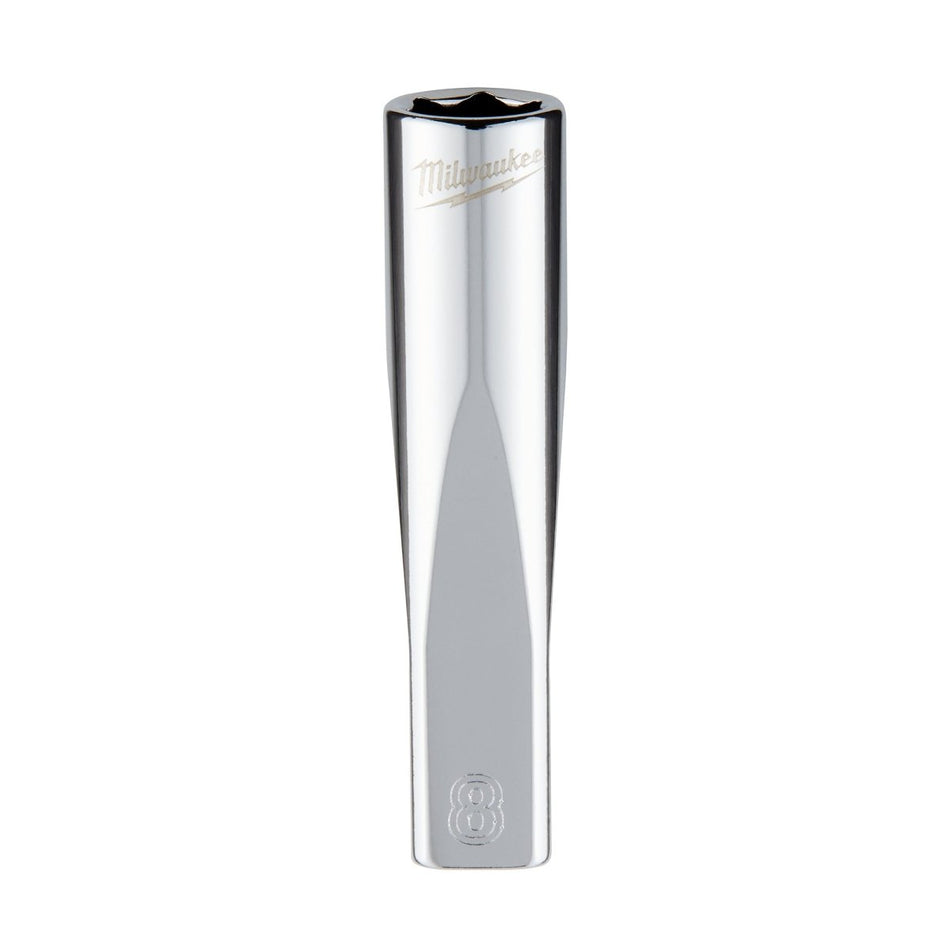 1/4" Drive 8mm Metric Deep Socket with FOUR FLAT™ Sides - AAA Industrial Supply