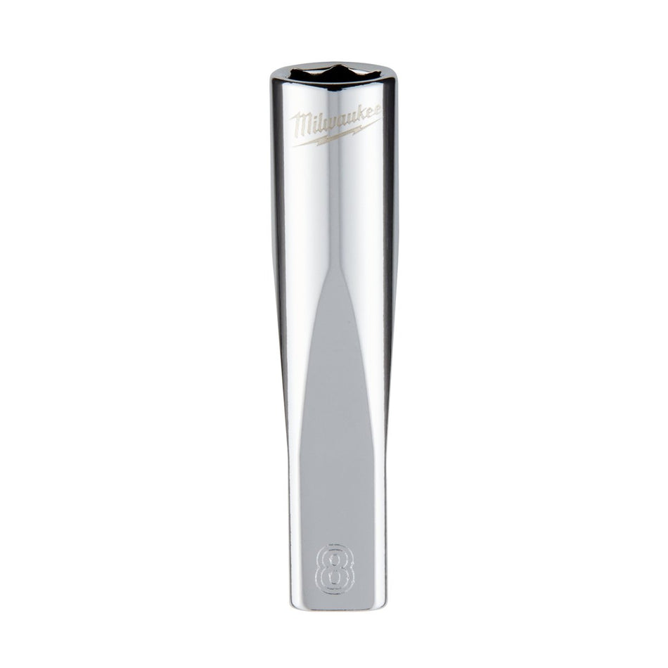 1/4" Drive 8mm Metric Deep Socket with FOUR FLAT™ Sides - AAA Industrial Supply