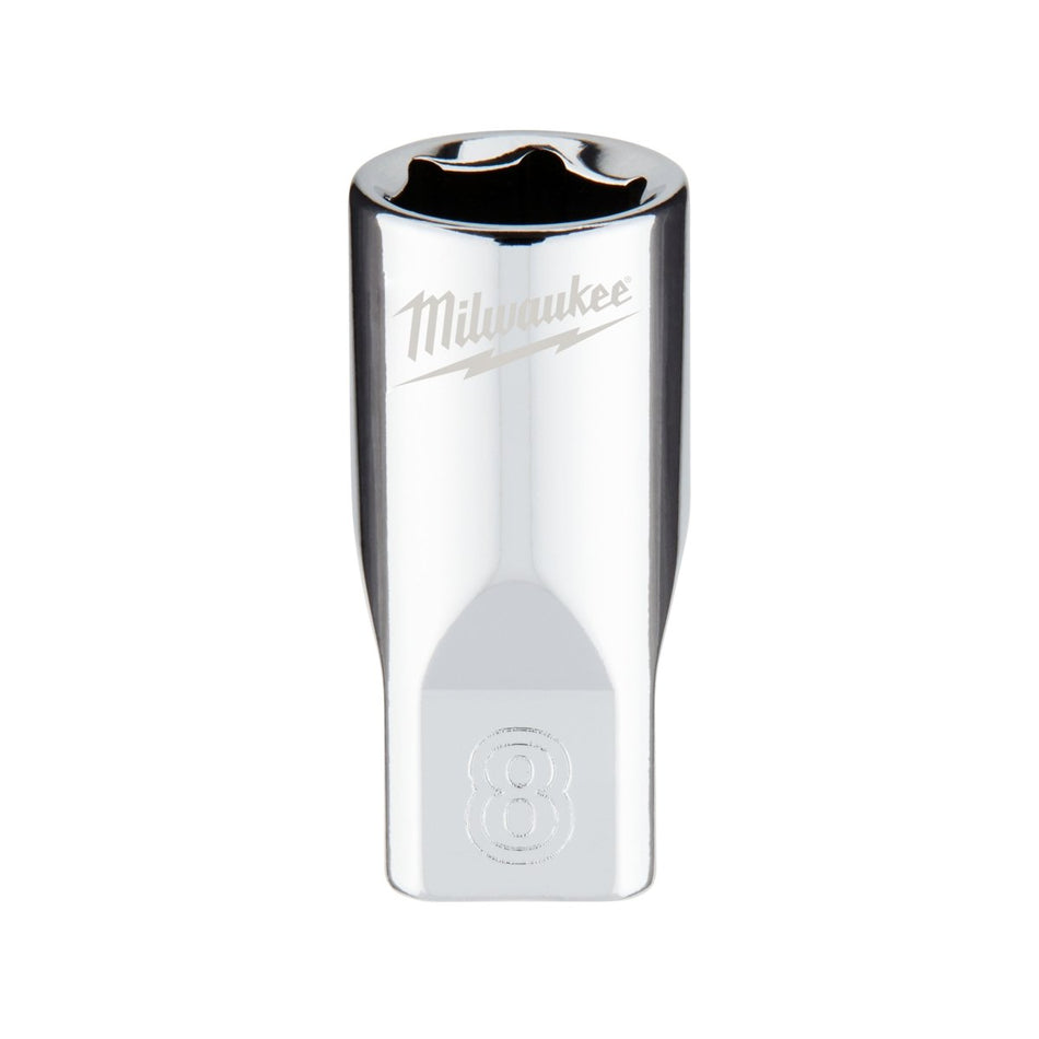 1/4" Drive 8mm Metric Socket with FOUR FLAT™ Sides - AAA Industrial Supply