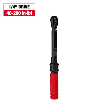 1/4" Drive Click Torque Wrench (40-200 in·lbf) - AAA Industrial Supply