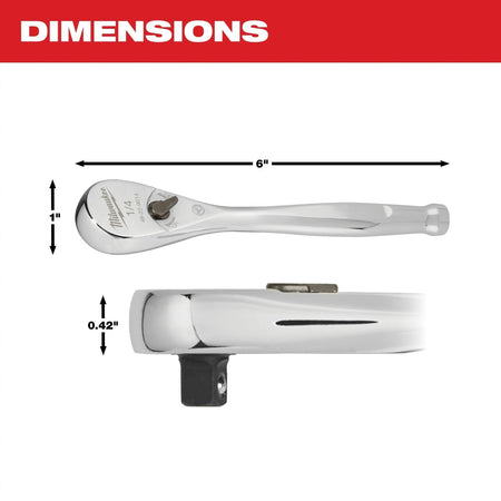 1/4" Drive Ratchet - AAA Industrial Supply