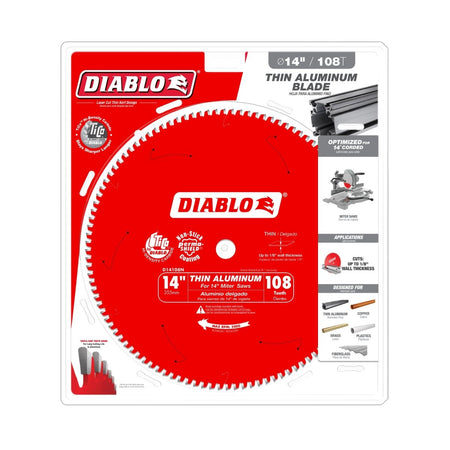 14" x 108 - Teeth Saw Blade for Thin Aluminum - AAA Industrial Supply