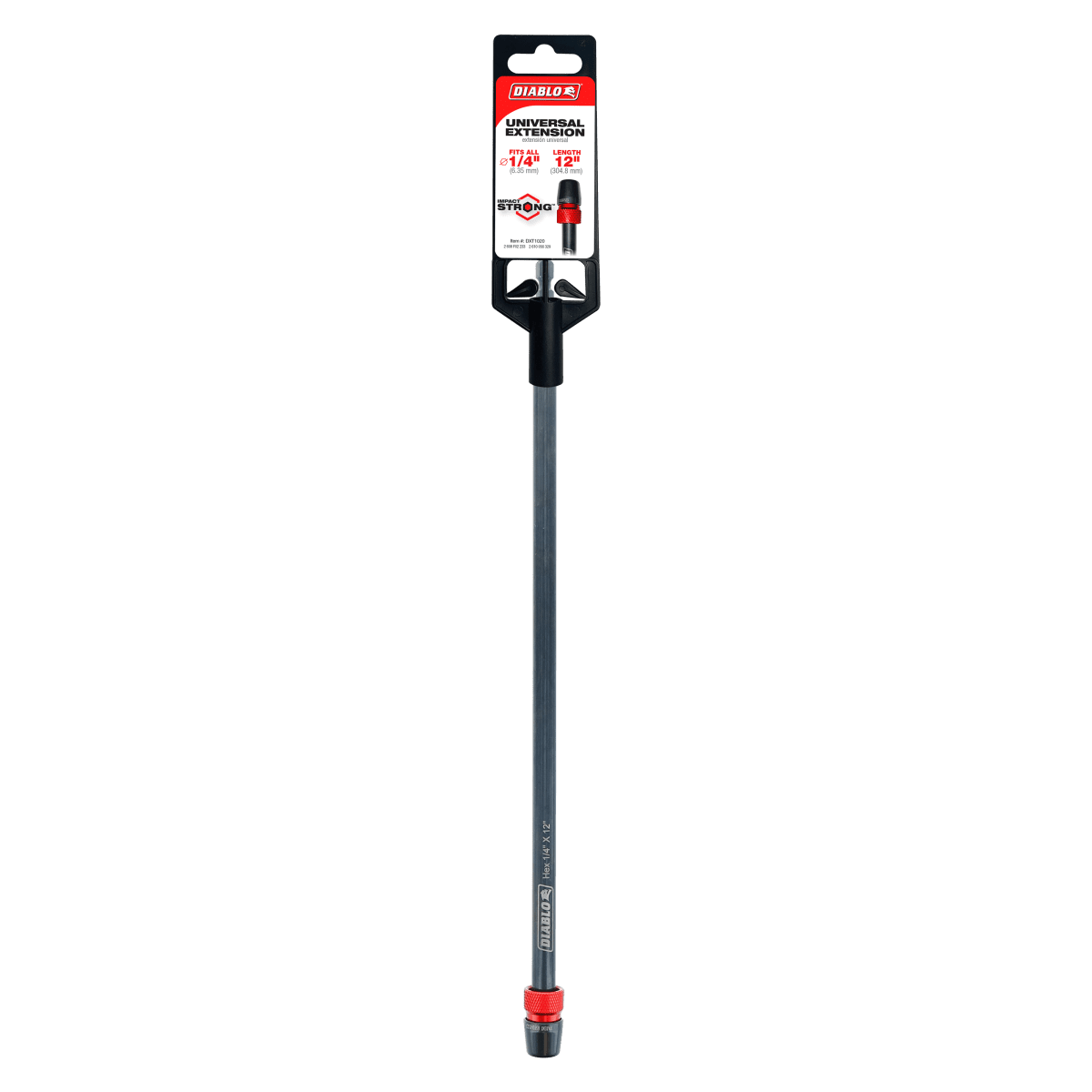 1/4" x 12" Universal Extension for Drills - AAA Industrial Supply