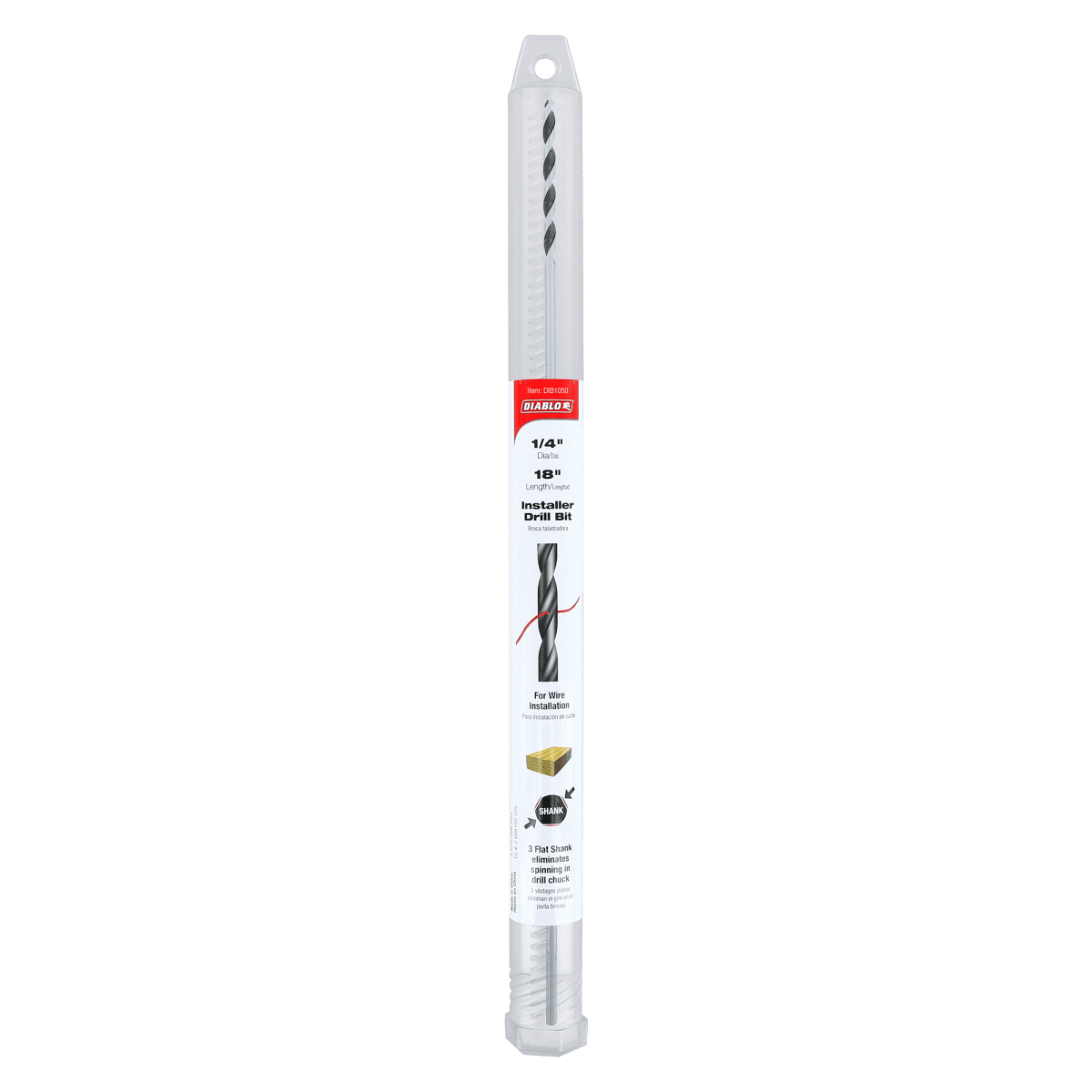 1/4" x 18" Installer Drill Bit for Wood - AAA Industrial Supply