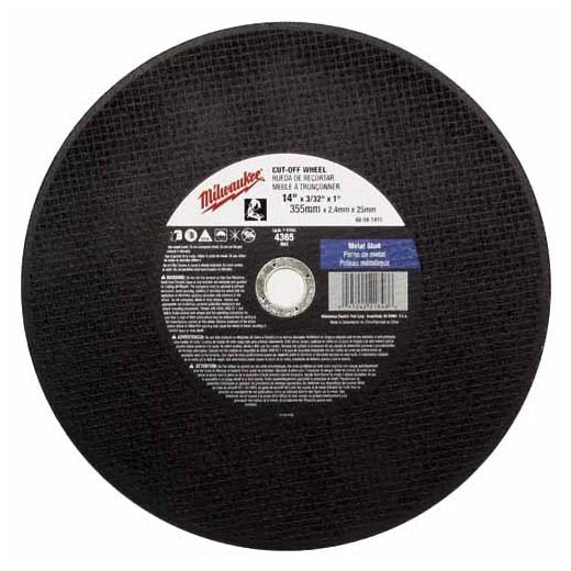 14" x 1/8" x 1" Cut-Off Wheel (Type 1) - AAA Industrial Supply