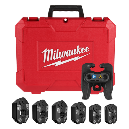 Milwaukee 1/4" - 7/8" RLS® Pivoting Press Ring Kit for M12™ FORCE LOGIC™ Press Tool