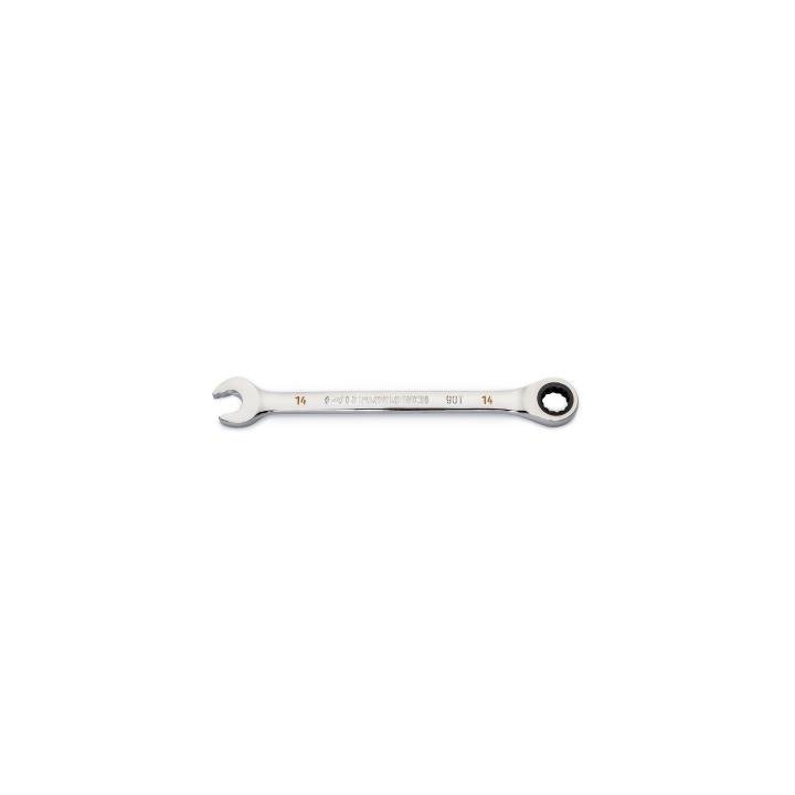 14mm 90 - Tooth 12 Point Ratcheting Combination Wrench - AAA Industrial Supply