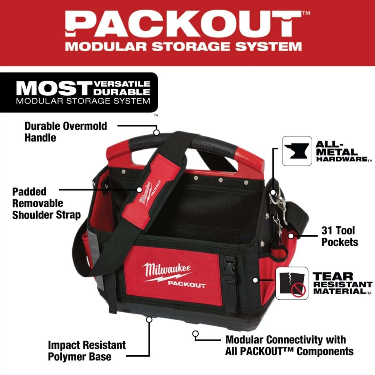 15" PACKOUT™ Tote - AAA Industrial Supply