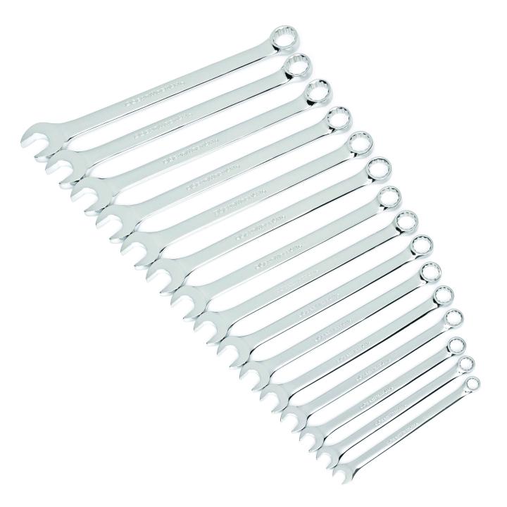 15 Piece 12 Point Long Pattern Combination Metric Wrench Set - AAA Industrial Supply