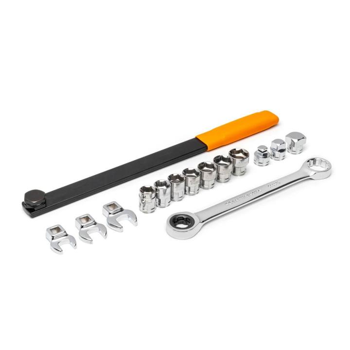 15 Piece Ratcheting Serpentine Belt Tool Set - AAA Industrial Supply
