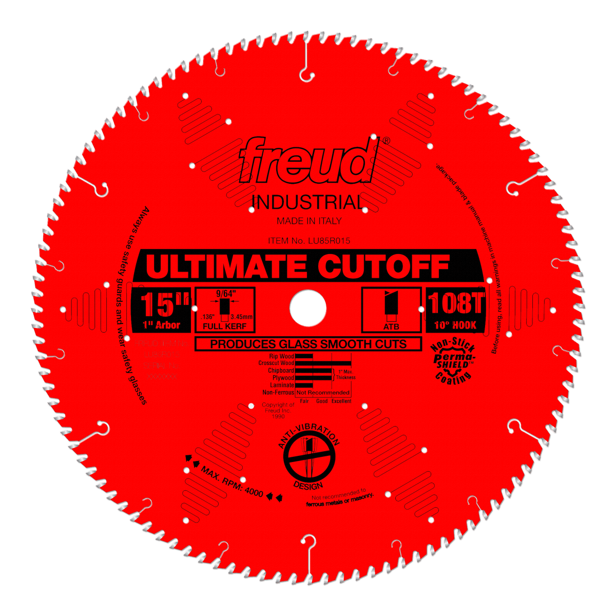 15" Ultimate High Production Cut - Off Saw Blade - AAA Industrial Supply