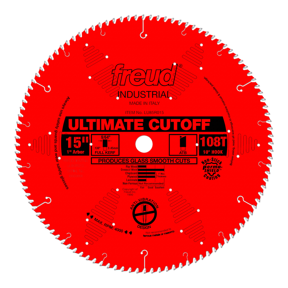 15" Ultimate High Production Cut - Off Saw Blade - AAA Industrial Supply