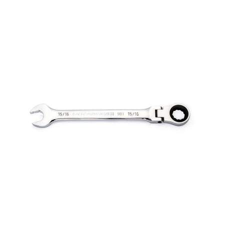 15/16" 90 - Tooth 12 Point Flex Head Ratcheting Combination Wrench - AAA Industrial Supply