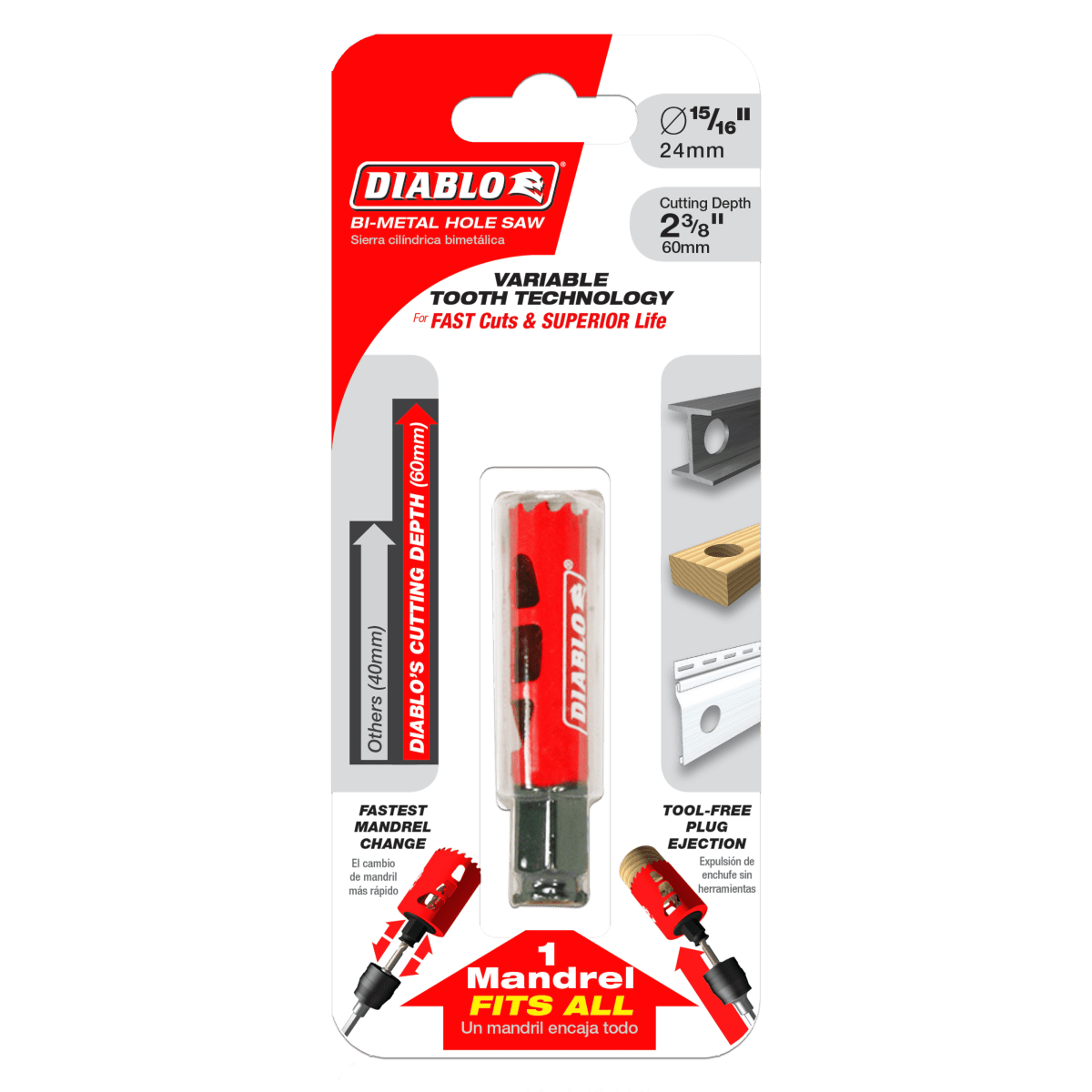 15/16" Bi - Metal Hole Saw - AAA Industrial Supply