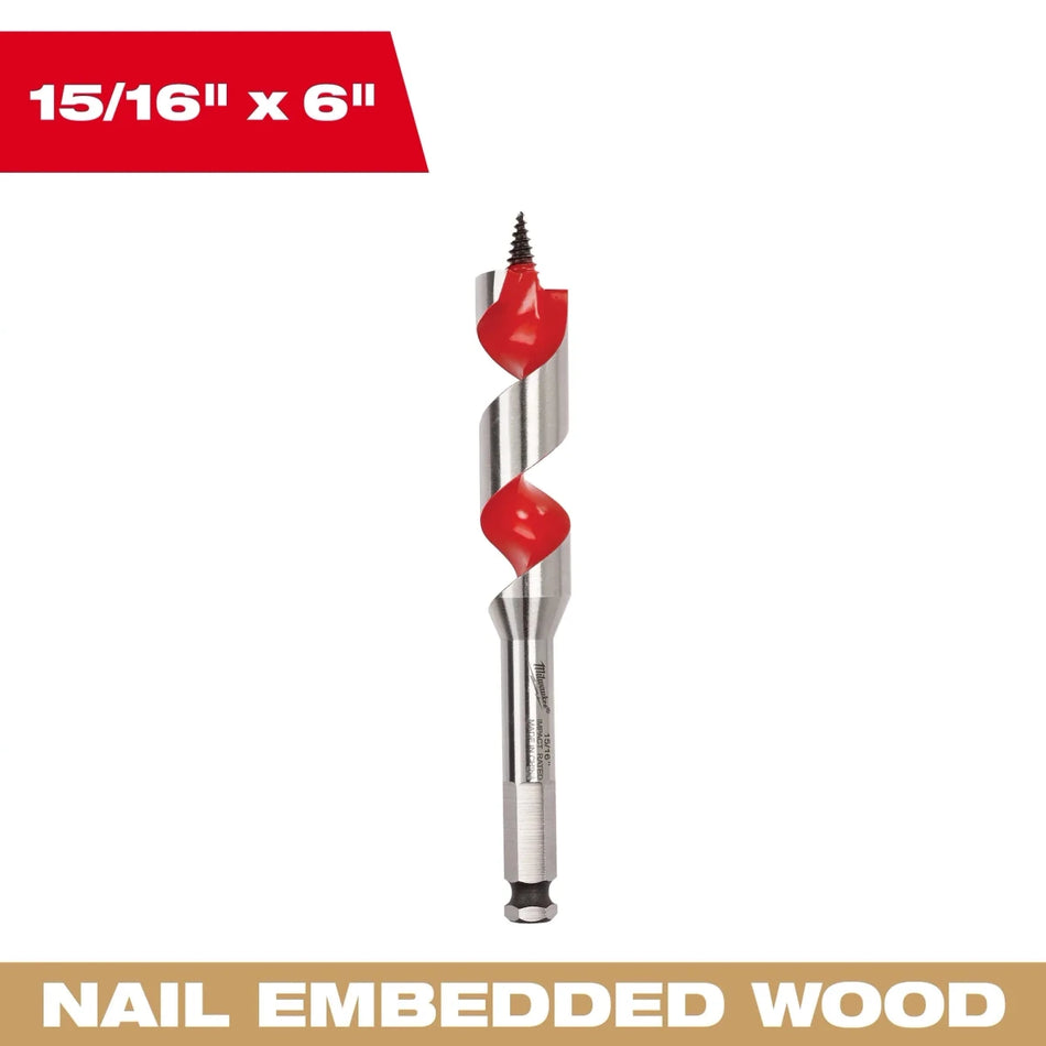 15/16" x 6" Ship Auger Bit - AAA Industrial Supply