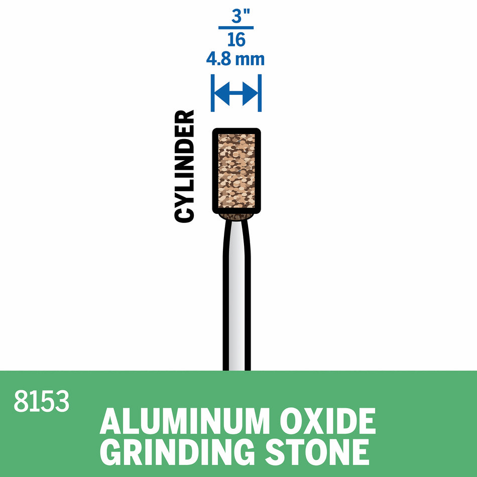 Dremel 3/16 In. (4.8 mm) Aluminum Oxide Grinding Stone