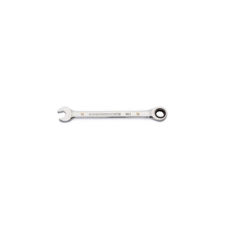 15mm 90 - Tooth 12 Point Ratcheting Combination Wrench - AAA Industrial Supply