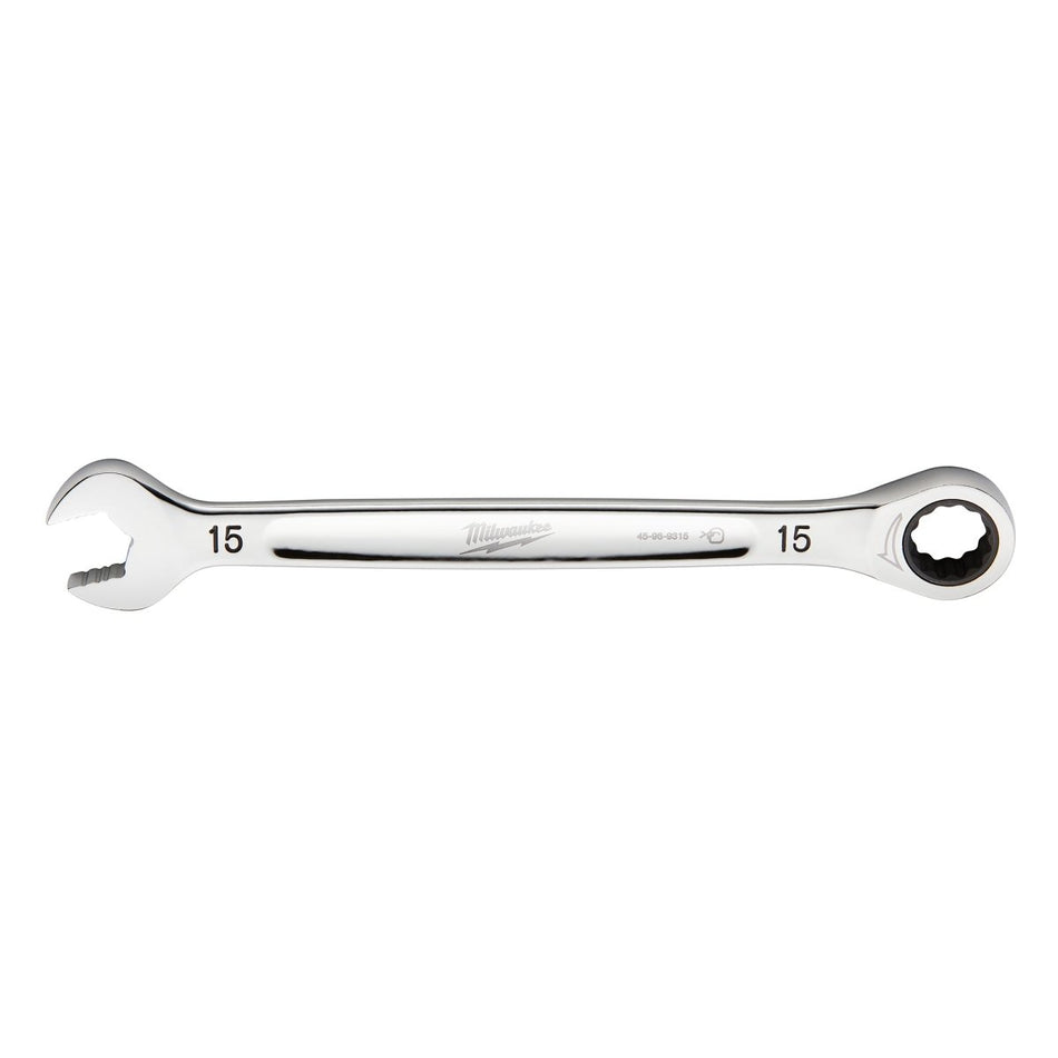 15mm Metric Ratcheting Combination Wrench - AAA Industrial Supply