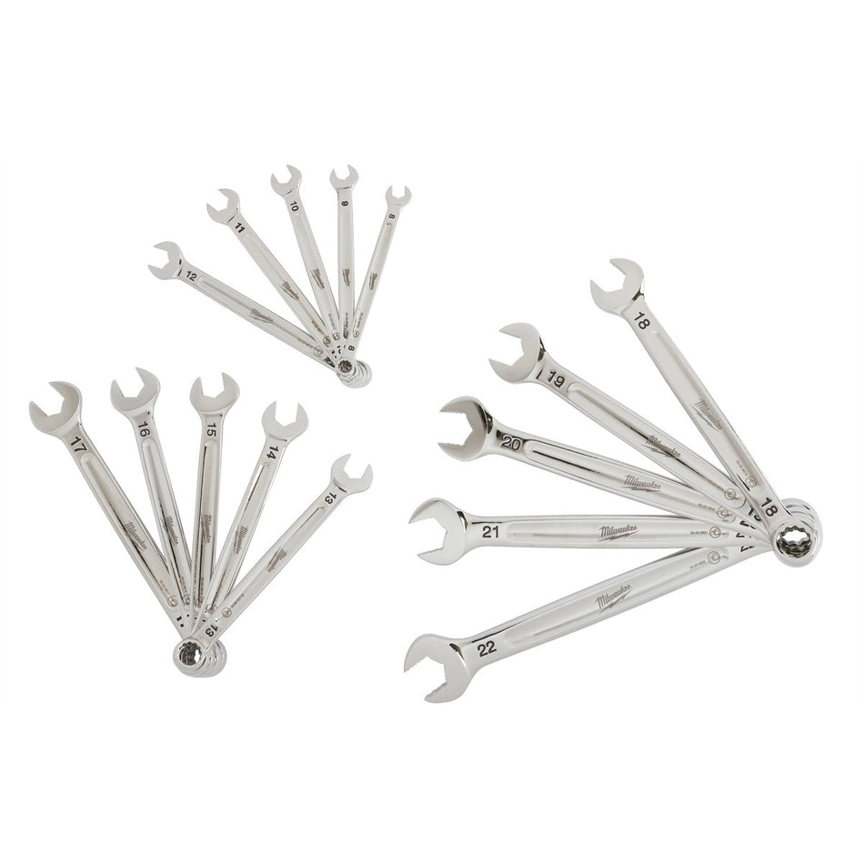 15pc Combination Wrench Set - Metric - AAA Industrial Supply