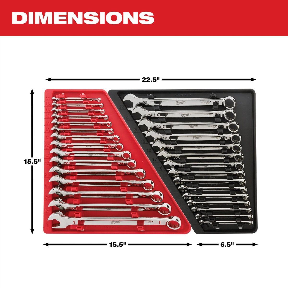 15pc Combination Wrench Set - Metric - AAA Industrial Supply