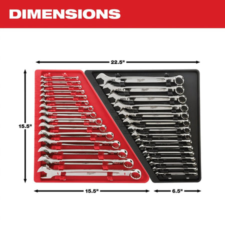 15pc Combination Wrench Set - Metric - AAA Industrial Supply