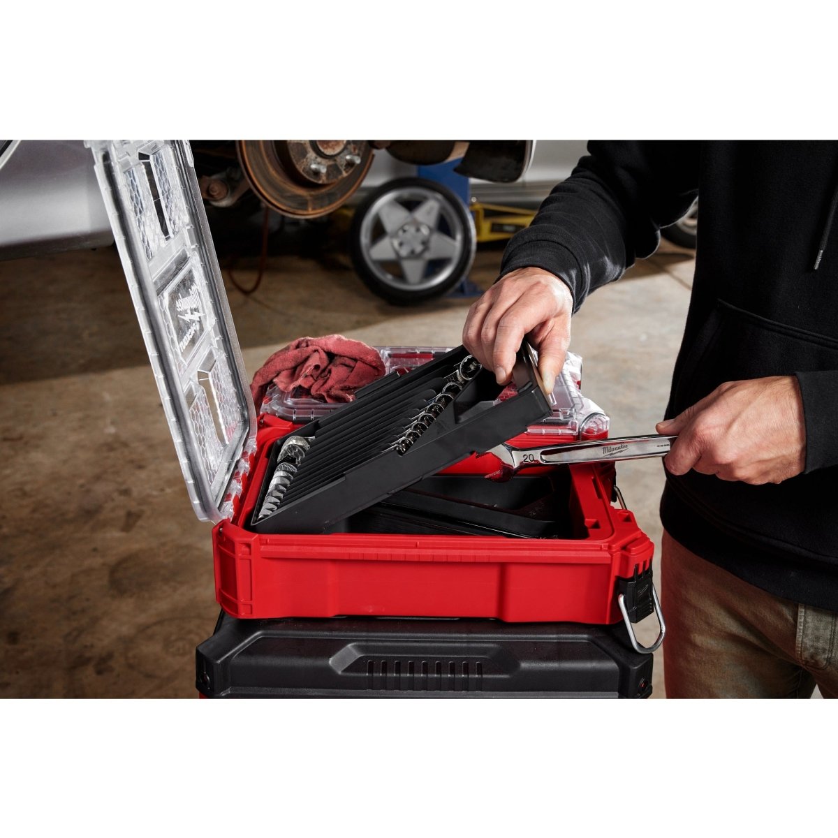 15pc Metric Combination Wrench Set with PACKOUT™ Compact Organizer - AAA Industrial Supply