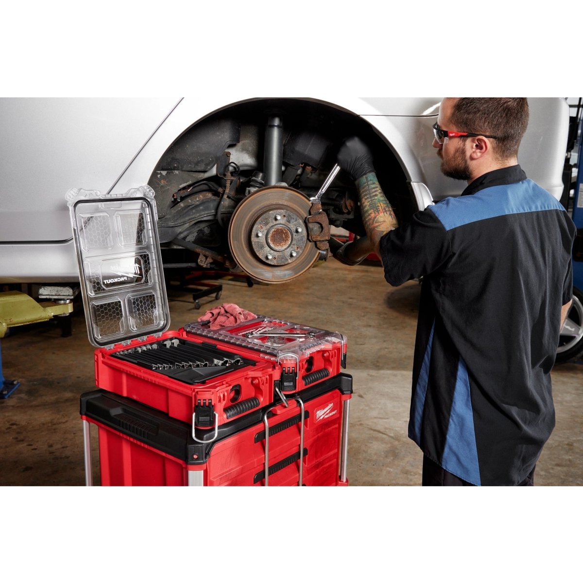15pc Metric Combination Wrench Set with PACKOUT™ Compact Organizer - AAA Industrial Supply