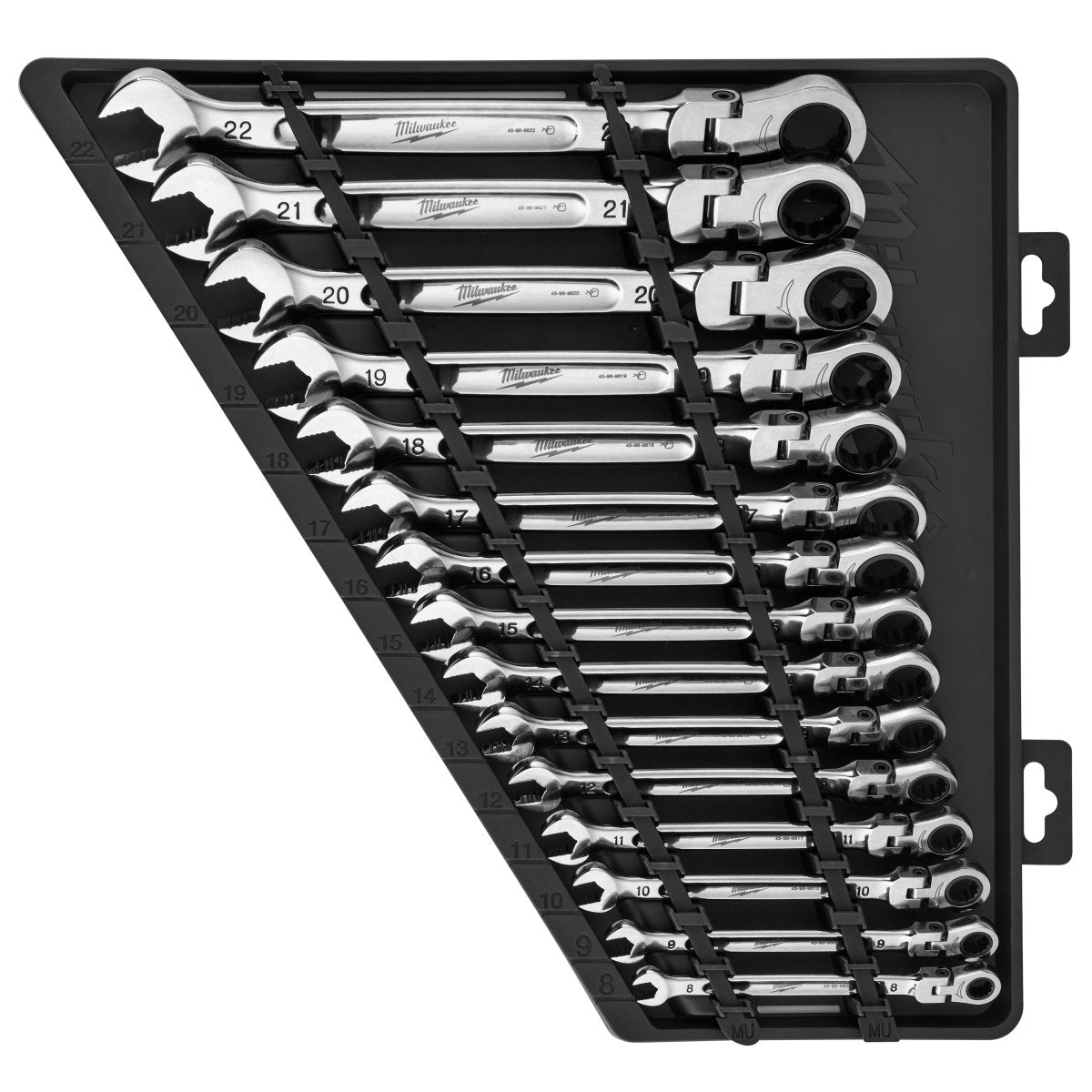 15pc Metric Flex Head Ratcheting Combination Wrench - AAA Industrial Supply