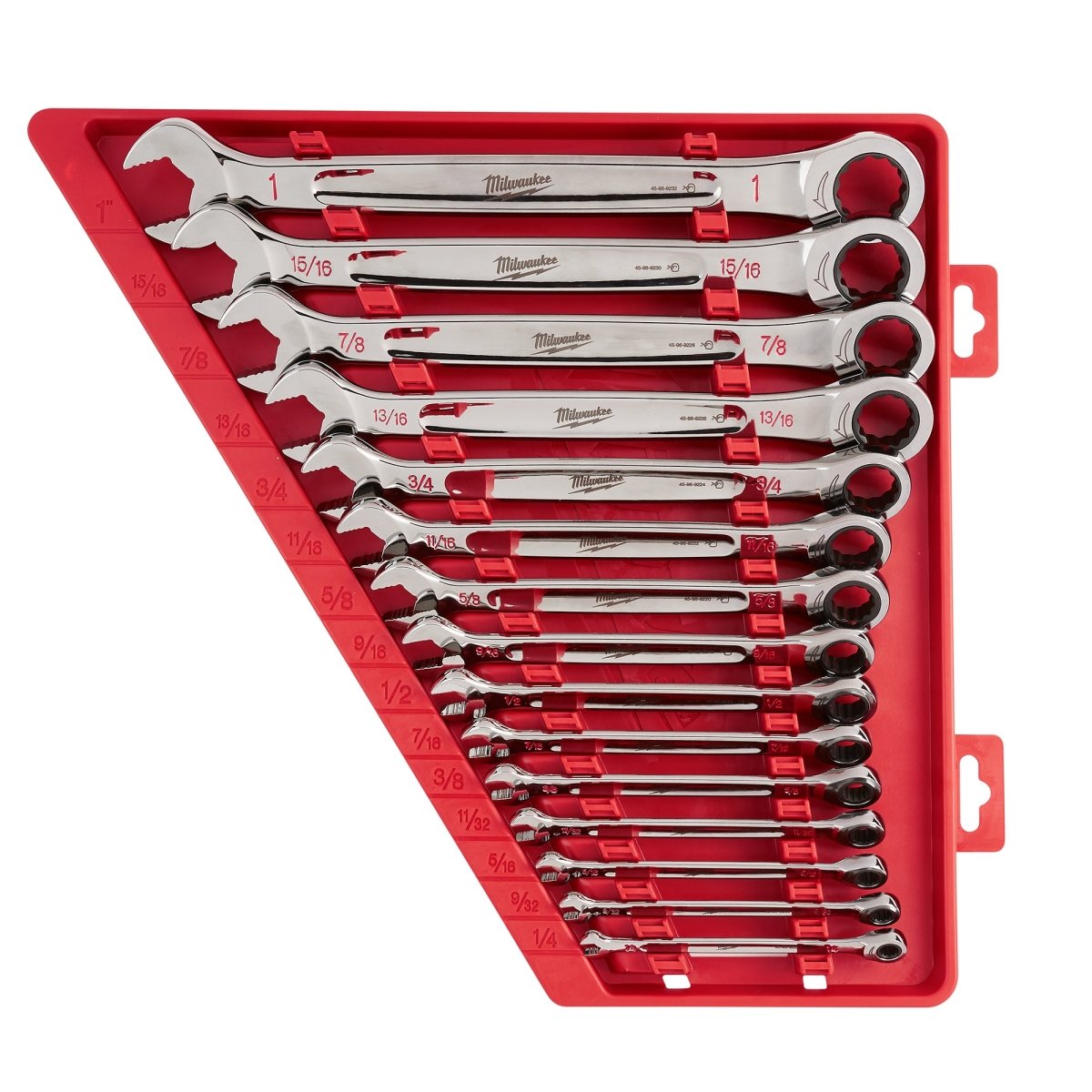 15pc Ratcheting Combination Wrench Set - SAE - AAA Industrial Supply