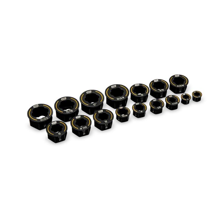 16 Piece Bolt Biter™ SAE/Metric Wrench Insert Set - AAA Industrial Supply