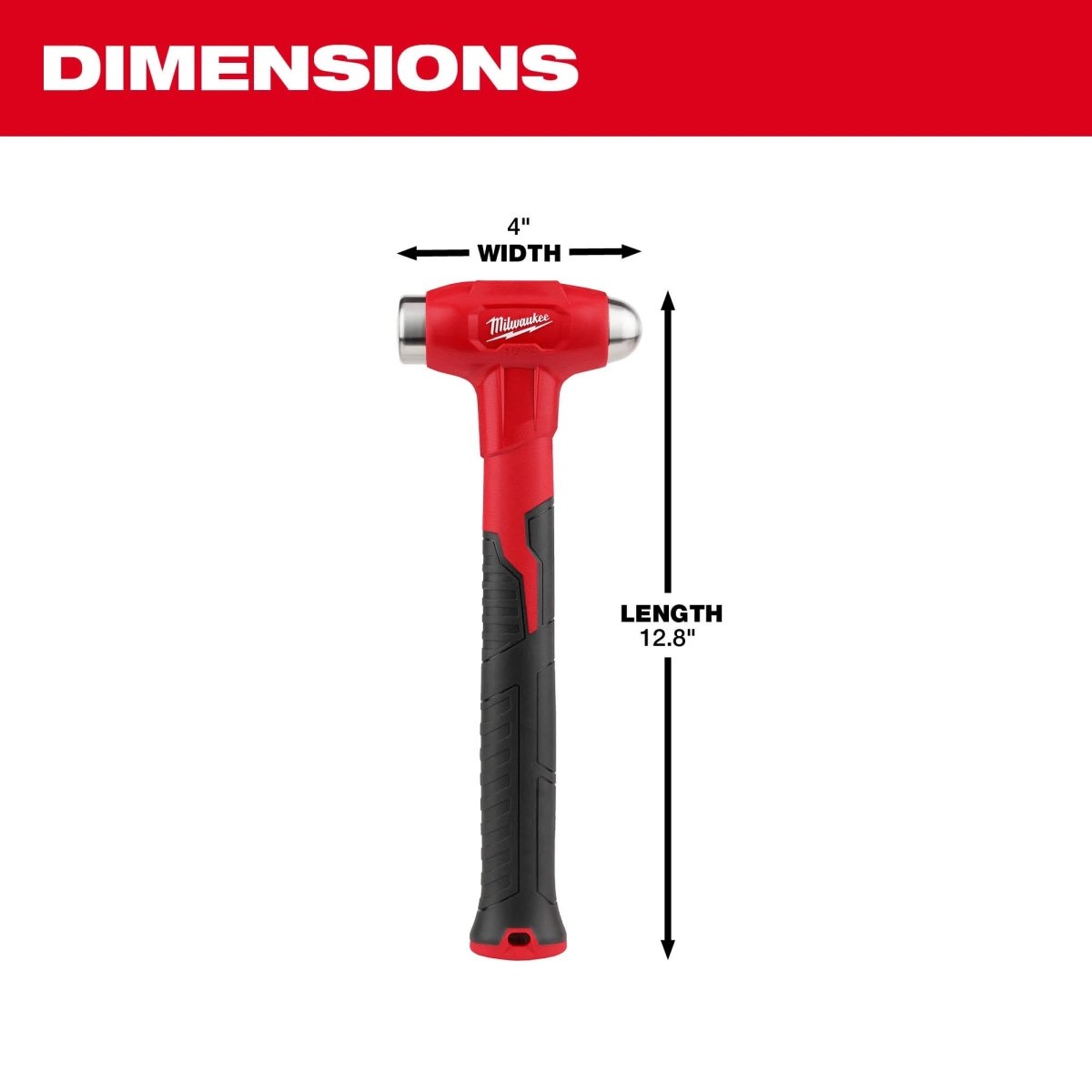 16oz Dead Blow Ball Peen Hammer - AAA Industrial Supply