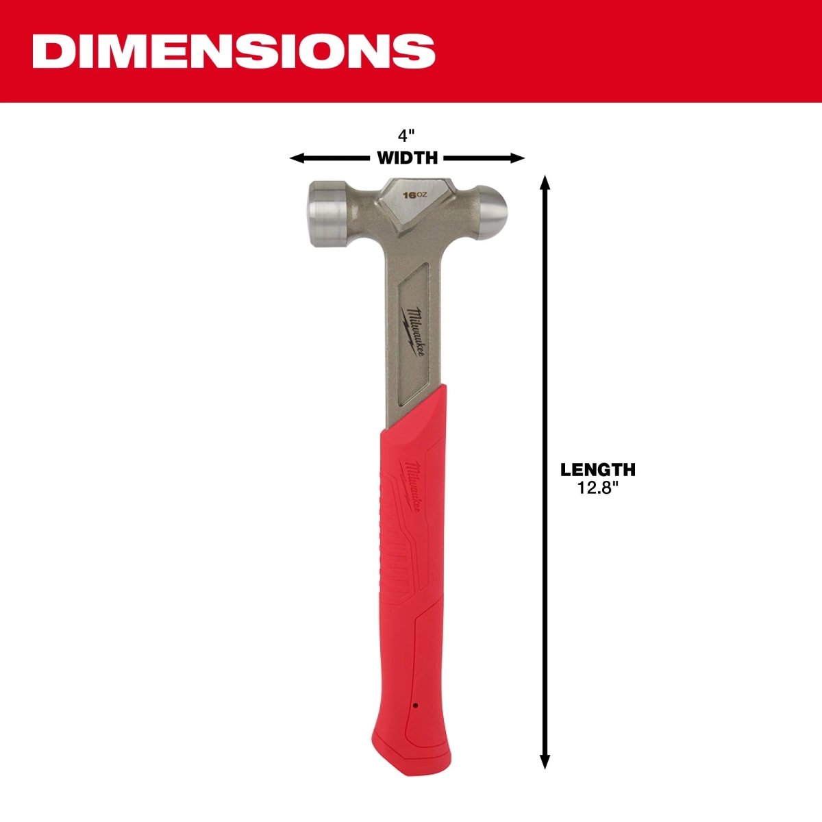 16oz STEEL BALL PEEN HAMMER - AAA Industrial Supply