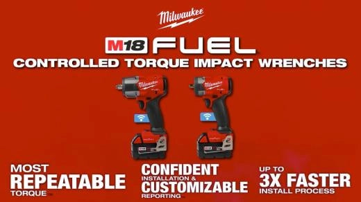 Milwaukee M18 FUEL™ 1/2" Controlled Mid-Torque Impact Wrench w/ TORQUE-SENSE™, Pin Detent
