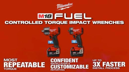 Milwaukee M18 FUEL™ 1/2" Controlled Mid-Torque Impact Wrench w/ TORQUE-SENSE™, Pin Detent