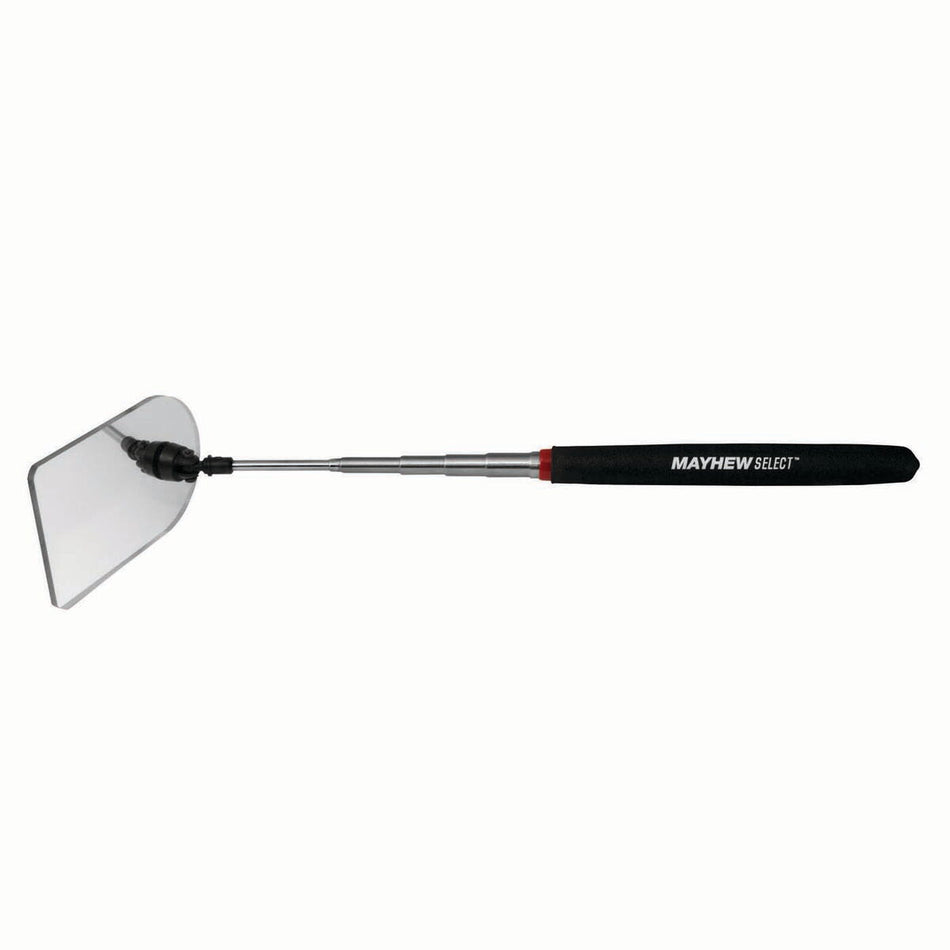 Mayhew Tools 17750 TeleMirror Telescoping Acrylic Mirror, 2-1/4" x 3.6", Black