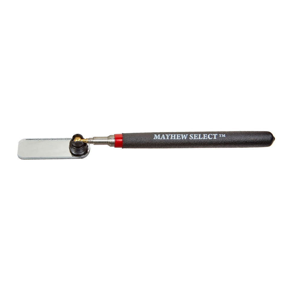 Mayhew Tools 17760 TeleMirror Telescoping Acrylic Mirror, 3/4" x 2-1/2", Black